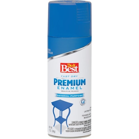 All-Source Premium Enamel 12 Oz. Gloss Spray Paint, Ocean Blue 203445D